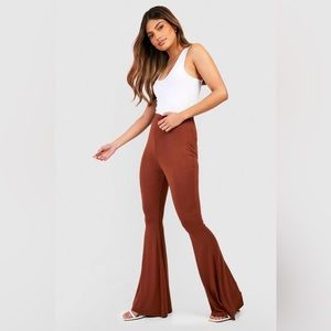 (21) XXXL Copper Brown Flare Leggings! High Waist